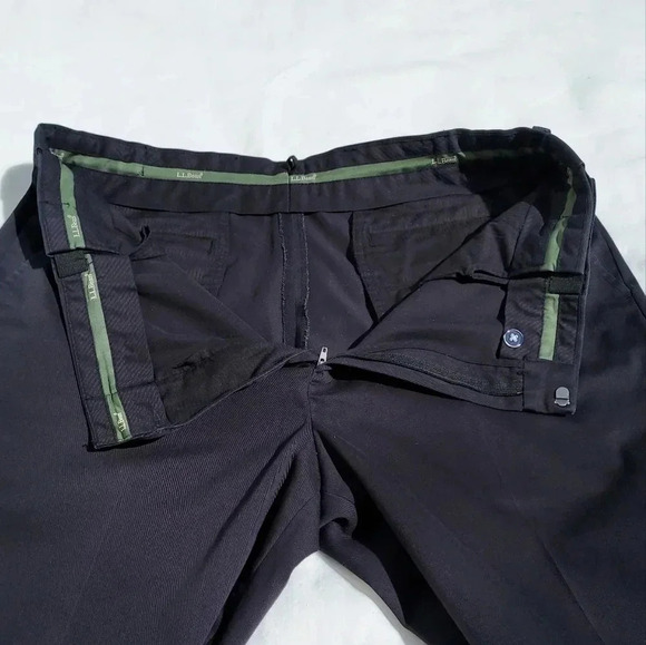 L.L.Bean Comfort Waist Dark Blue Mens Pants Size 38 - Picture 9 of 12